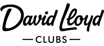 david lloyds club logo in black